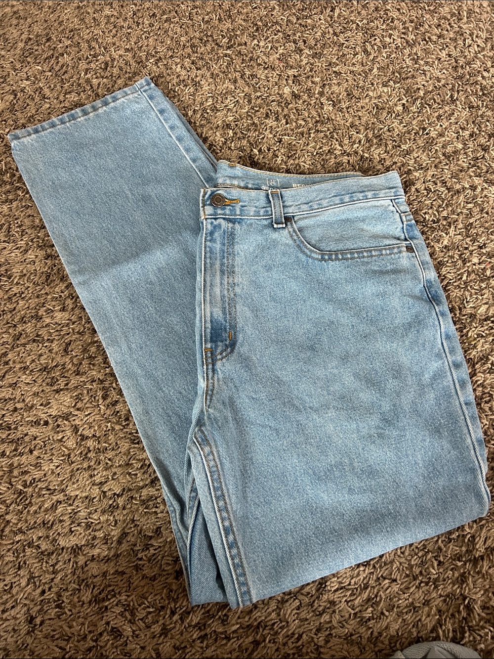 George Light Blue Men's Straight Jeans